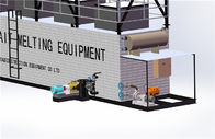 Road Construction Bitumen Melter , Bitumen Heating Equipment For Bag / Box Packing